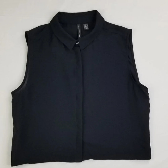 Ming Collection Small Sheer Hidden Buttons Top - Picture 1 of 6